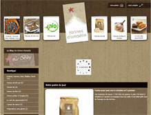 Tablet Screenshot of farine-d-amaelle.com